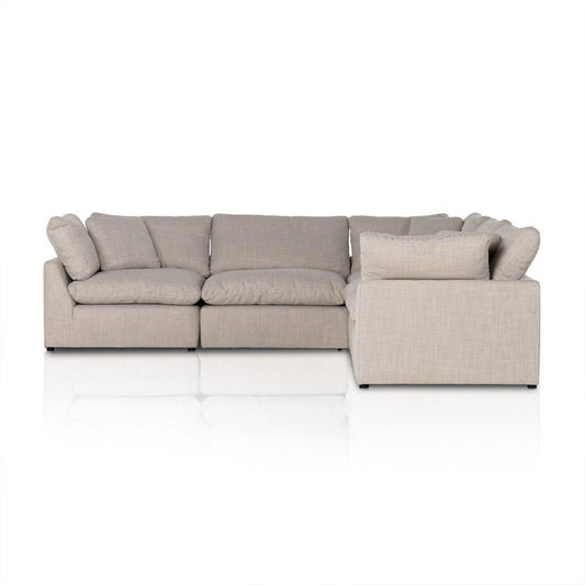 Four Hands - Centrale - Stevie 5-Piece Sectional - Gibson Wheat - 232453-003 veiw 2