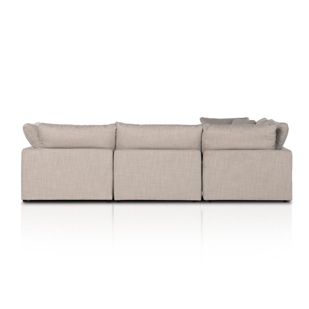 Four Hands - Centrale - Stevie 5-Piece Sectional - Gibson Wheat - 232453-003 veiw 4