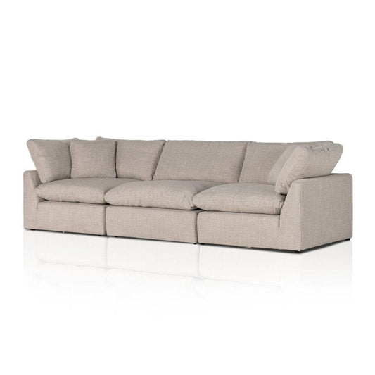 Four Hands - Centrale - Stevie 3-Piece Sectional - Gibson Wheat - 232448-003 veiw 1