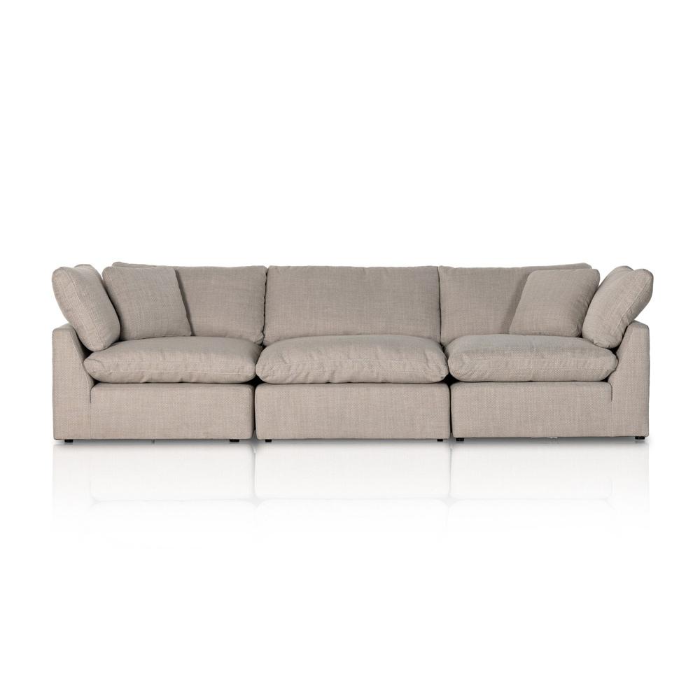 Four Hands - Centrale - Stevie 3-Piece Sectional - Gibson Wheat - 232448-003 veiw 2