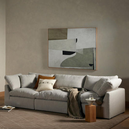 Four Hands - Centrale - Stevie 3-Piece Sectional - Gibson Wheat - 232448-003 veiw 4