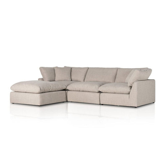 Four Hands - Centrale - Stevie 3-Piece Sectional - Gibson Wheat - 232449-003 veiw 1