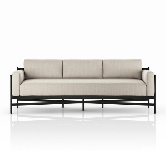 Four Hands - Solano - Hearst Outdoor Sofa - 99in - Faye Sand - 226933-010 veiw 2