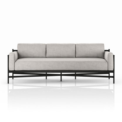 Four Hands - Solano - Hearst Outdoor Sofa - 99in - Venao Grey - 226933-007 veiw 2