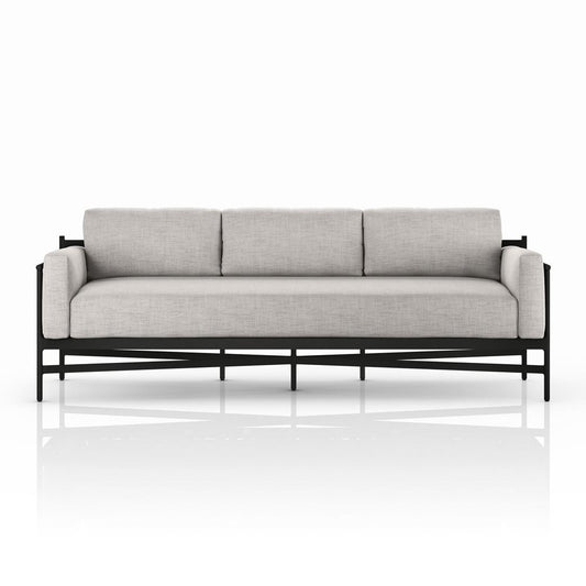 Four Hands - Solano - Hearst Outdoor Sofa - 99in - Venao Grey - 226933-007 veiw 2
