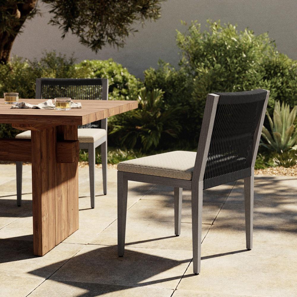 Four Hands - Solano - Sherwood Outdoor Dining Chair, Weathered Grey - Faye Sand - 223161-008 veiw 4
