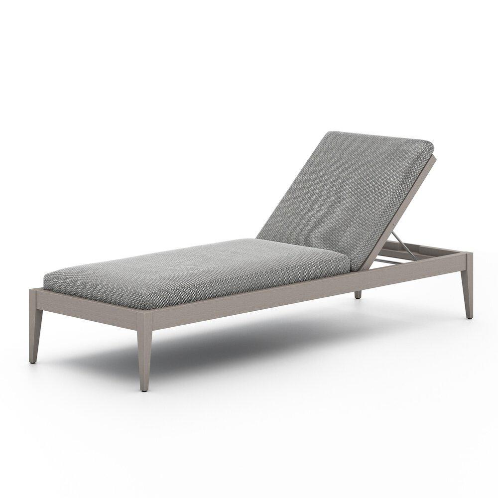 Four Hands - Solano - Sherwood Outdoor Chaise, Weathered Grey - Faye Ash - 226912-009 veiw 1