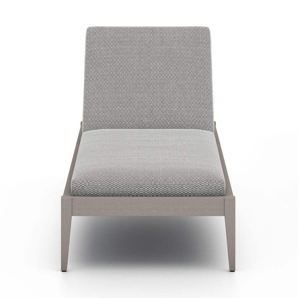 Four Hands - Solano - Sherwood Outdoor Chaise, Weathered Grey - Faye Ash - 226912-009 veiw 2