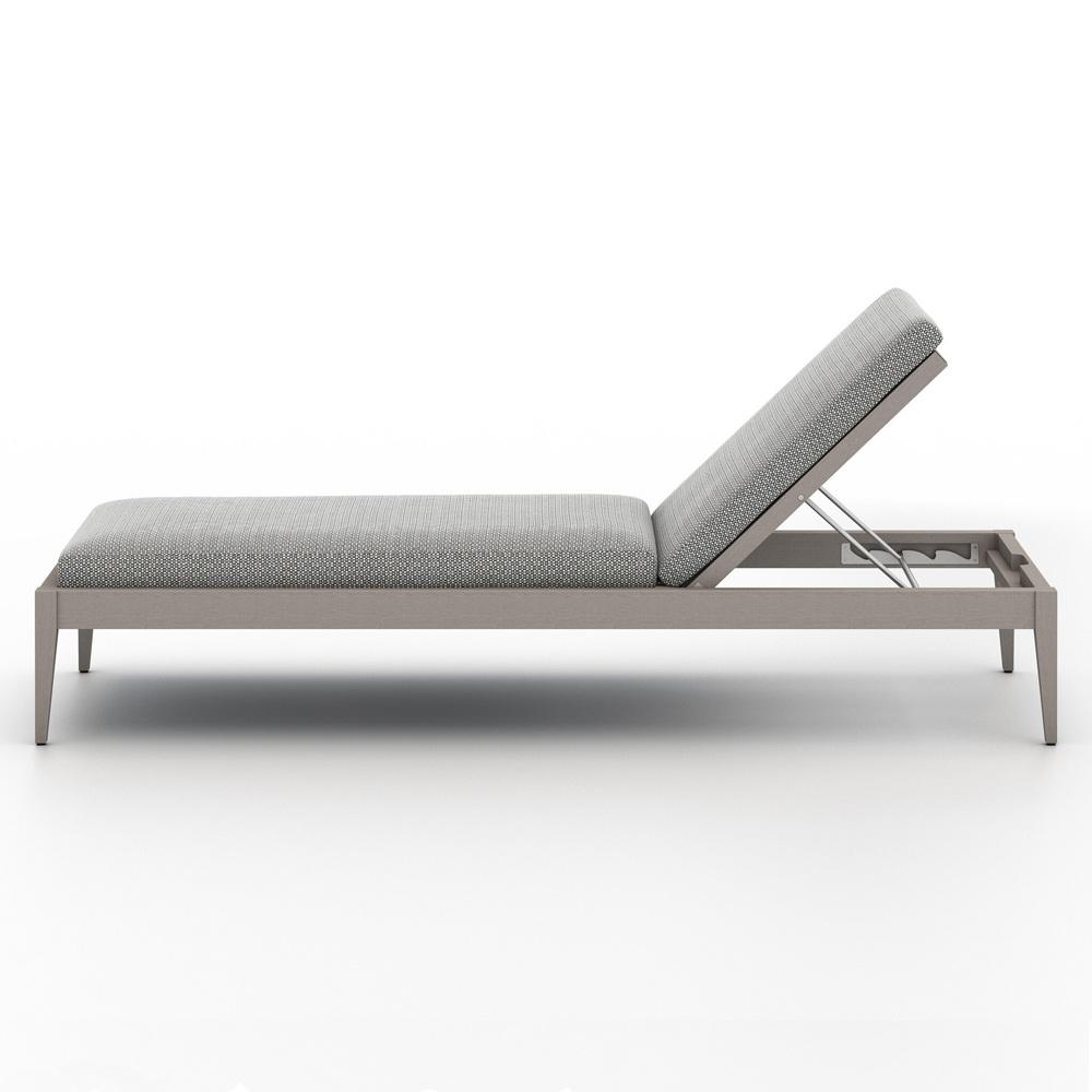 Four Hands - Solano - Sherwood Outdoor Chaise, Weathered Grey - Faye Ash - 226912-009 veiw 3