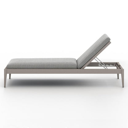 Four Hands - Solano - Sherwood Outdoor Chaise, Weathered Grey - Faye Ash - 226912-009 veiw 3
