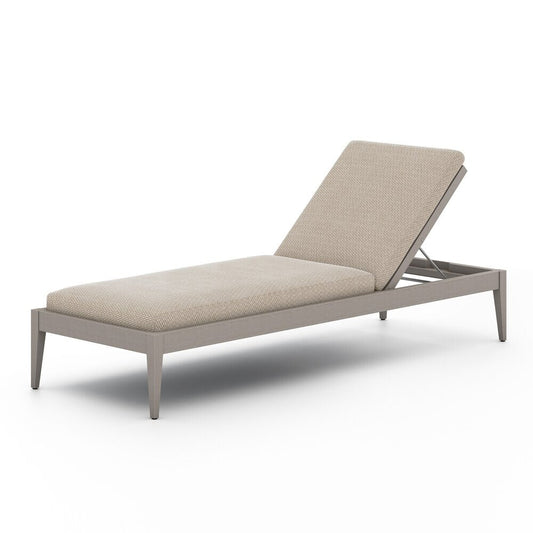 Four Hands - Solano - Sherwood Outdoor Chaise, Weathered Grey - Faye Sand - 226912-008 veiw 1