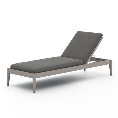 Four Hands - Solano - Sherwood Outdoor Chaise, Weathered Grey - Venao Charcoal - 226912-007 veiw 1