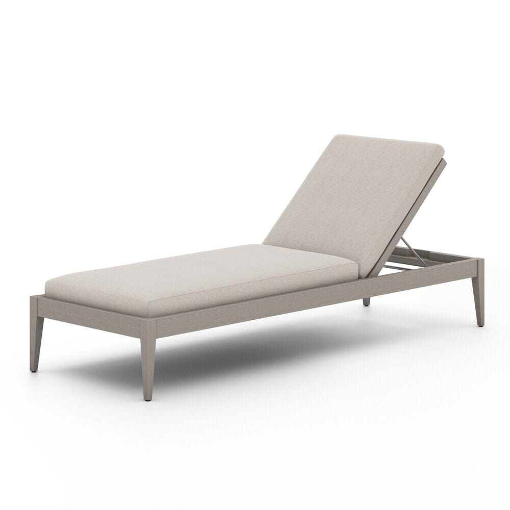 Four Hands - Solano - Sherwood Outdoor Chaise, Weathered Grey - Venao Grey - 226912-002 veiw 1
