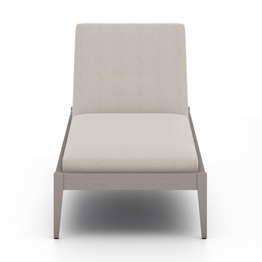 Four Hands - Solano - Sherwood Outdoor Chaise, Weathered Grey - Venao Grey - 226912-002 veiw 2