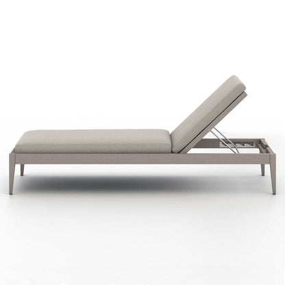 Four Hands - Solano - Sherwood Outdoor Chaise, Weathered Grey - Venao Grey - 226912-002 veiw 3