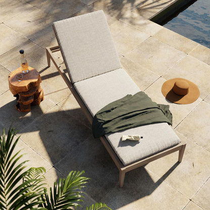 Four Hands - Solano - Sherwood Outdoor Chaise, Weathered Grey - Venao Grey - 226912-002 veiw 4