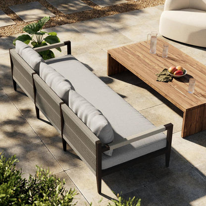 Four Hands - Solano - Sherwood Outdoor Sofa, Bronze - Venao Grey - 223340-007 veiw 4