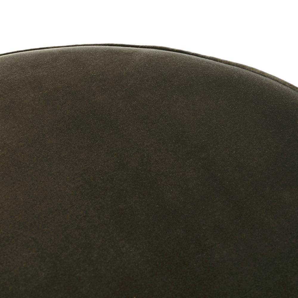 Four Hands - Westgate - Sinclair Large Round Ottoman - Surrey Olive - 106119-019 veiw 4