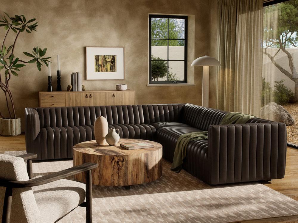 Four Hands - Grayson - Augustine 3-Piece Sectional - Deacon Wolf - 234067-003 veiw 4