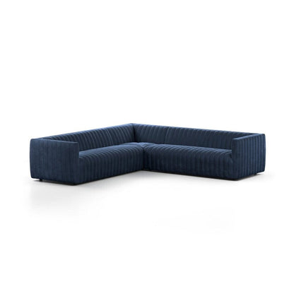 Four Hands - Grayson - Augustine 3-Piece Sectional - Sapphire Navy - 234067-004 veiw 1
