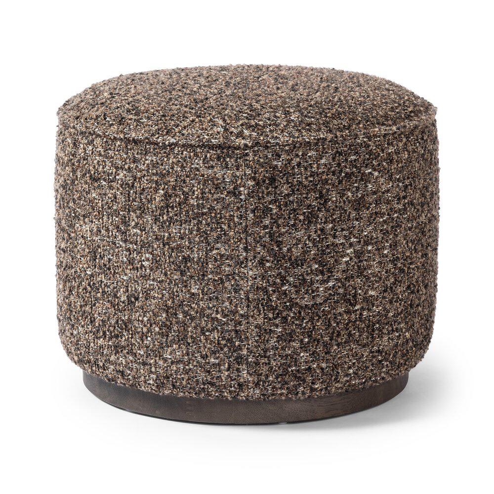 Four Hands - Westgate - Sinclair Round Ottoman - Ivan Granite - 106074-018 veiw 1