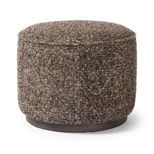 Four Hands - Westgate - Sinclair Round Ottoman - Ivan Granite - 106074-018 veiw 1