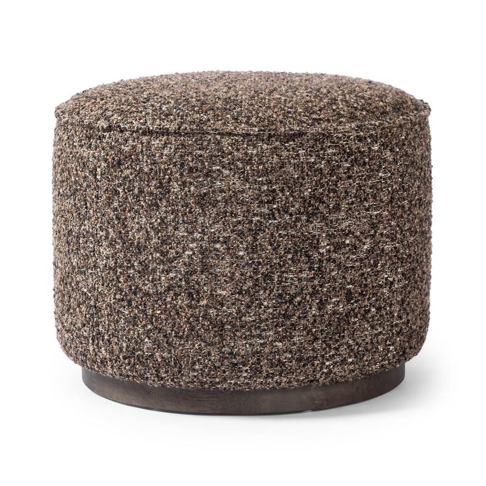 Four Hands - Westgate - Sinclair Round Ottoman - Ivan Granite - 106074-018 veiw 3