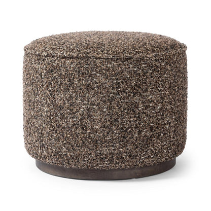 Four Hands - Westgate - Sinclair Round Ottoman - Ivan Granite - 106074-018 veiw 3