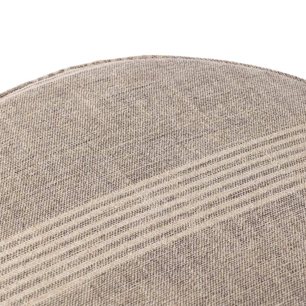 Four Hands - Westgate - Sinclair Round Ottoman - Manchester Flint - 106074-020 veiw 8