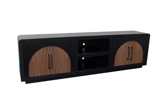 Legends Furniture - Eclipse 92 inch TV Stand Console in Clove and Natural Walnut - EC1211.CLV veiw 1