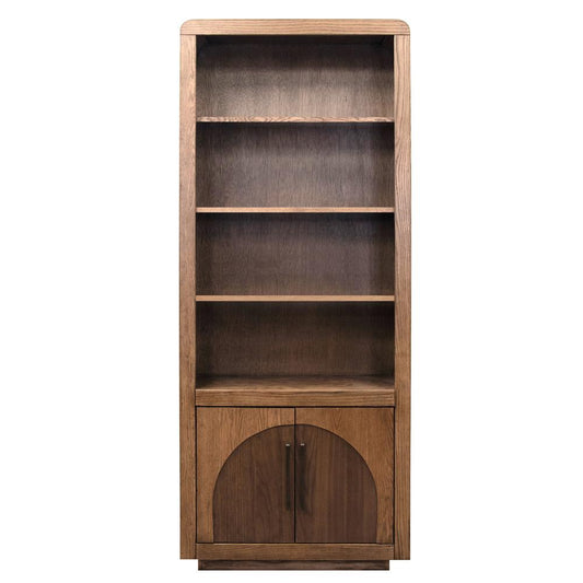 Legends Furniture - Eclipse 78 inch High Bookcase Pier in Bourbon and Walnut - EC3201.OBR veiw 2