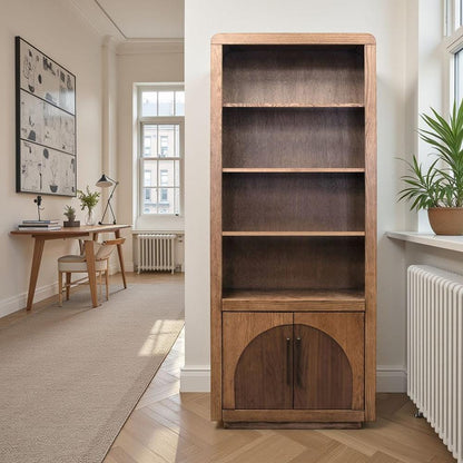 Legends Furniture - Eclipse 78 inch High Bookcase Pier in Bourbon and Walnut - EC3201.OBR veiw 7