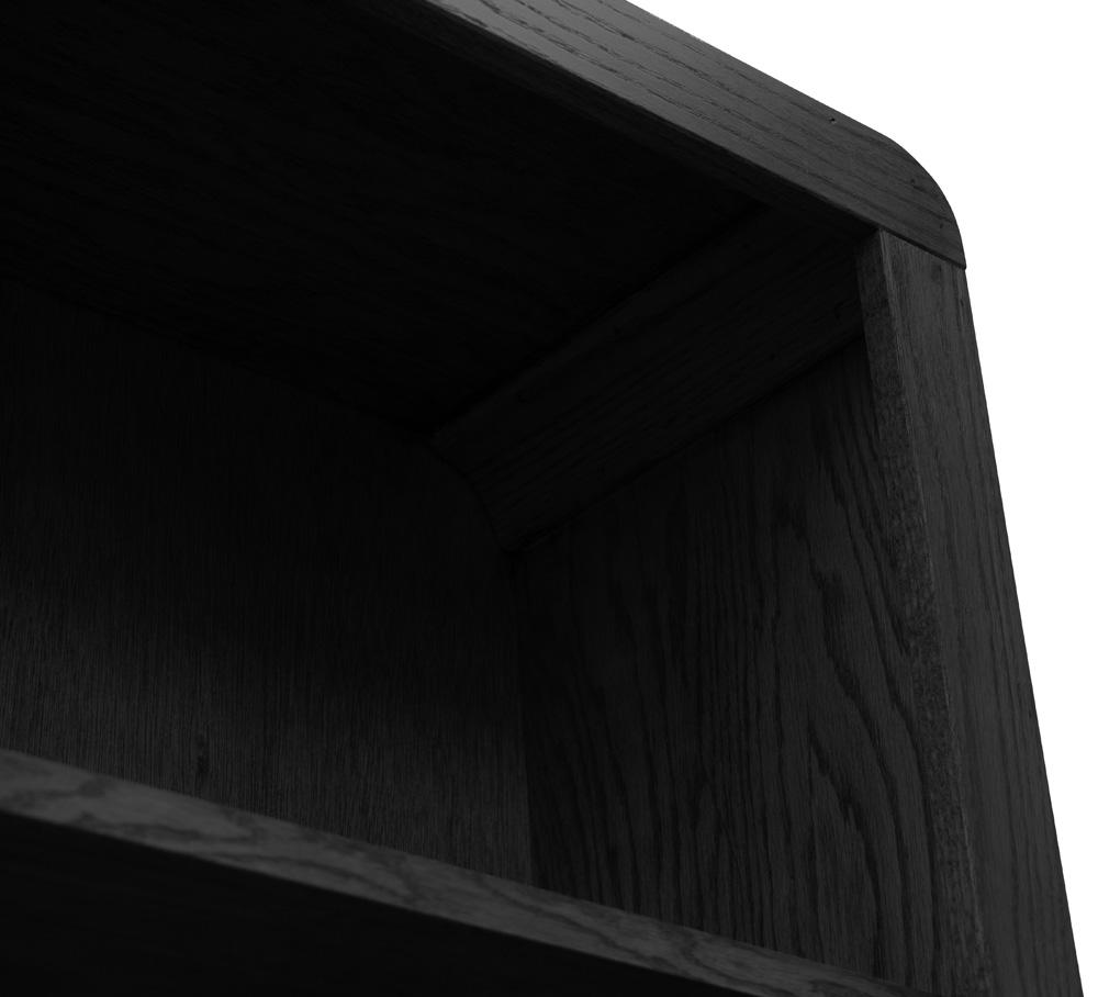 Legends Furniture - Eclipse 78 inch High Bookcase Pier in Clove and Natural Walnut - EC3201.CLV veiw 4