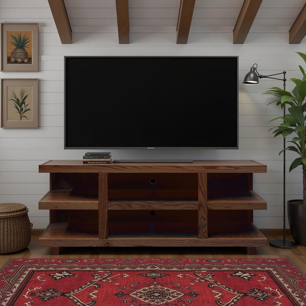 Legends Furniture - Laurel Canyon 64 inch TV Stand for TVs up to 70 inches in Oak Bourbon - LC1210.OBR veiw 6