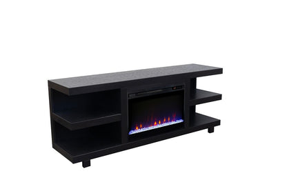 Legends Furniture - Laurel Canyon 65 inch Fireplace TV Stand for TVs up to 75 inches in Clove - LC5210.CLV veiw 2
