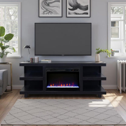Legends Furniture - Laurel Canyon 65 inch Fireplace TV Stand for TVs up to 75 inches in Clove - LC5210.CLV veiw 5