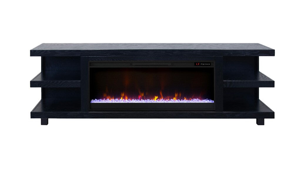 Legends Furniture - Laurel Canyon 82 inch Fireplace TV Stand for TVs up to 90 inches in Clove - LC5410.CLV veiw 1