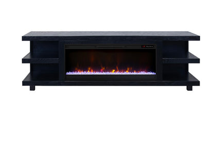 Legends Furniture - Laurel Canyon 82 inch Fireplace TV Stand for TVs up to 90 inches in Clove - LC5410.CLV veiw 1