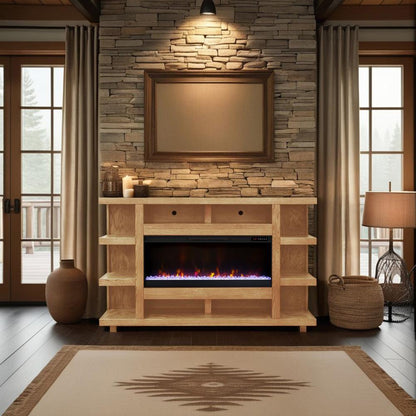 Legends Furniture - Laurel Canyon 72 inch Fireplace Mantel in Natural - LC5480.NAT veiw 4