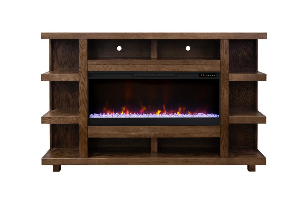 Legends Furniture - Laurel Canyon 72 inch Fireplace Mantel in Oak Bourbon - LC5480.OBR veiw 1