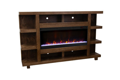 Legends Furniture - Laurel Canyon 72 inch Fireplace Mantel in Oak Bourbon - LC5480.OBR veiw 2