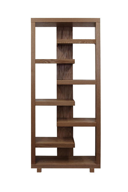 Legends Furniture - Laurel Canyon 80 inch high Bookshelf in Oak Bourbon - LC6678.OBR veiw 1