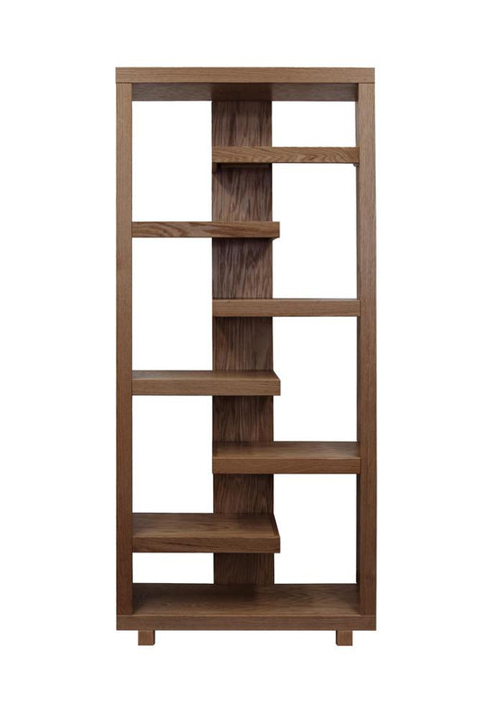 Legends Furniture - Laurel Canyon 80 inch high Bookshelf in Oak Bourbon - LC6678.OBR veiw 1