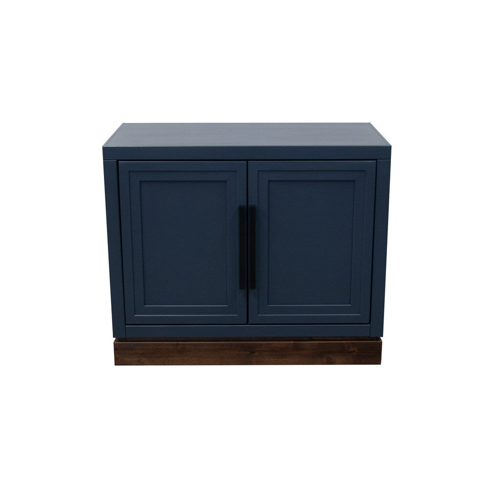 Legends Furniture - Nora Modular 2-Door Base Cabinet in Blue Denim and Whiskey - NO1210.BWK veiw 1