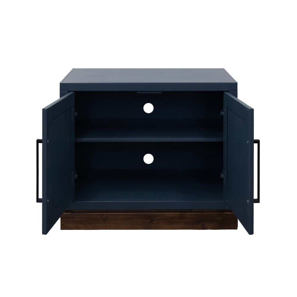 Legends Furniture - Nora Modular 2-Door Base Cabinet in Blue Denim and Whiskey - NO1210.BWK veiw 3