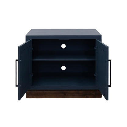 Legends Furniture - Nora Modular 2-Door Base Cabinet in Blue Denim and Whiskey - NO1210.BWK veiw 3
