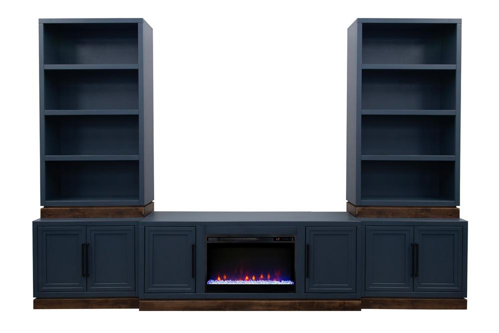 Legends Furniture - Nora Modular 2-Door Base Cabinet in Blue Denim and Whiskey - NO1210.BWK veiw 5
