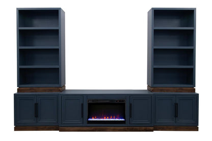 Legends Furniture - Nora Modular 2-Door Base Cabinet in Blue Denim and Whiskey - NO1210.BWK veiw 5