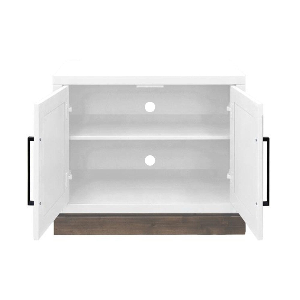 Legends Furniture - Nora Modular 2-Door Base Cabinet in Jasmine Whitewash and Barnwood - NO1210.BJW veiw 3