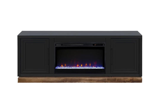 Legends Furniture - Nora 64 inch Fireplace TV Stand in Black and Whiskey - NO5210.SWK veiw 1